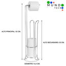 Porta Rollo Papel Higiénico Premium
