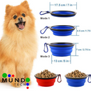 Bowls  de mascotas silicona plegable® Ideal Gatos y Perros Pequeños